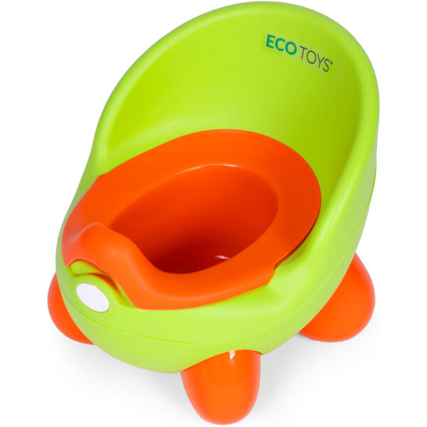 Barnetoalett med uttakbar innsats sklisikre ben ECOTOYS Grønn - Bilde 5