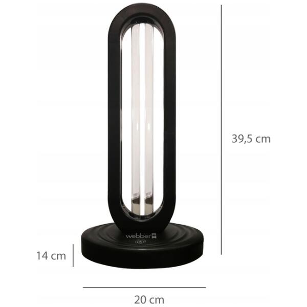 Bærbar UV-C lampe sterilisasjon desinfeksjon 38W - Bilde 7