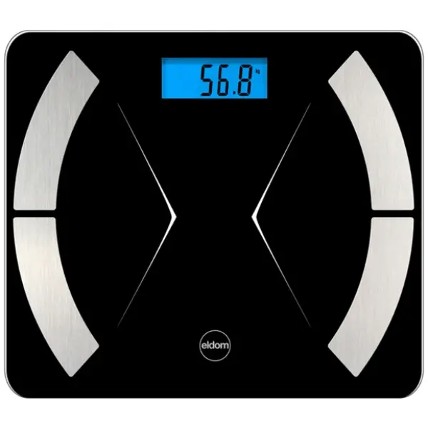 Intelligent badevekt bluetooth Eldom TWO500 Svart