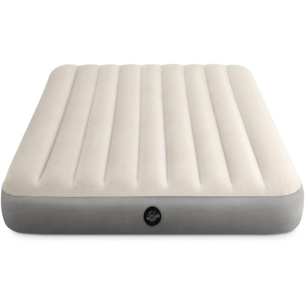 Intex 64103 oppblåsbar dobbel velourmadrass 203x152 cm Sove Madrass - Bilde 2