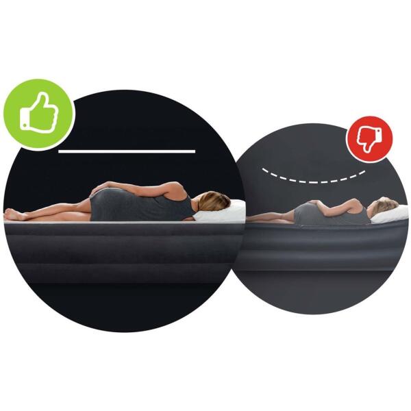 Oppblåsbar madrass for soving 203x152 cm dobbeltseng INTEX 64143 - Bilde 5