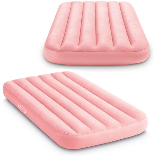 Oppblåsbart barnemadrass for soving 157x88x18 INTEX 66803 Rosa