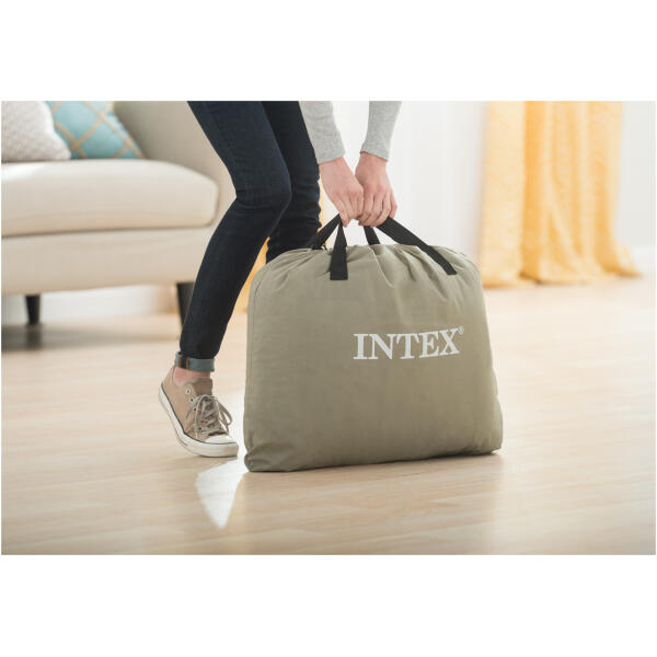 Intex 64418 Dobbel oppblåsbar madrass med automatisk pumpe 203x152 cm - Bilde 4
