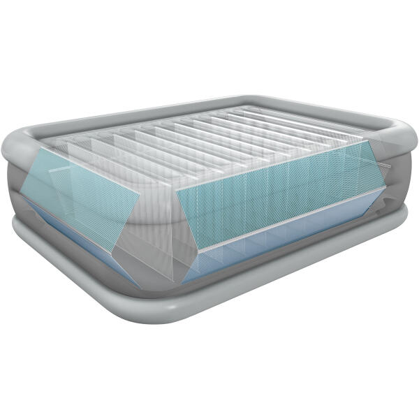 Intex 64418 Dobbel oppblåsbar madrass med automatisk pumpe 203x152 cm - Bilde 9