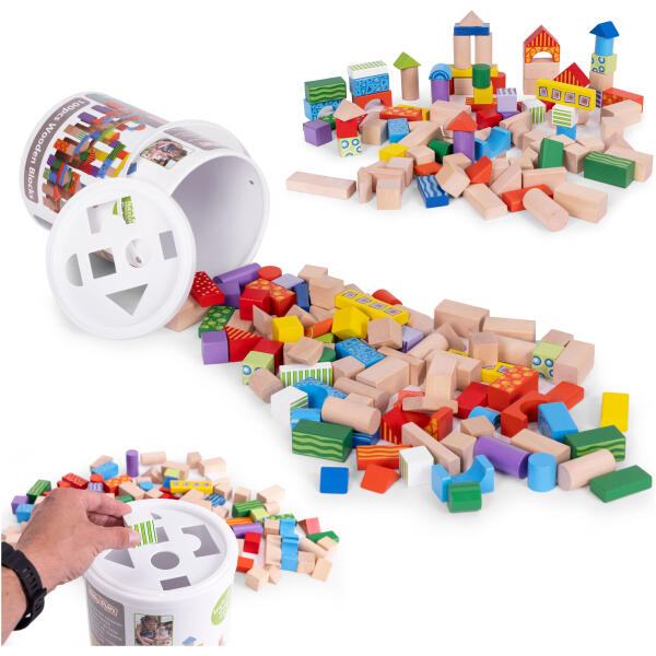 Trehjulinger for barn 100 stk sorter bøtte ECOTOYS