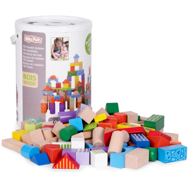 Trehjulinger for barn 100 stk sorter bøtte ECOTOYS - Bilde 3