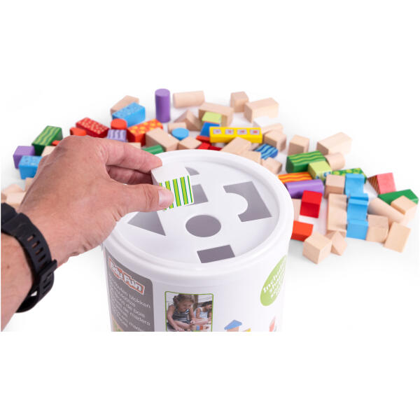 Trehjulinger for barn 100 stk sorter bøtte ECOTOYS - Bilde 7