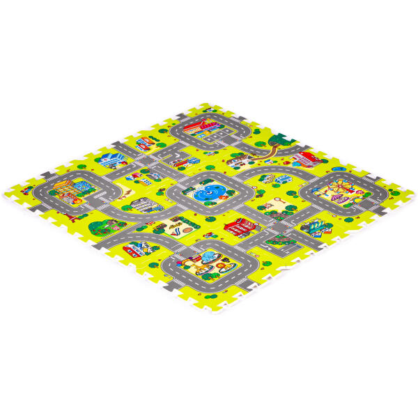 Skummatte for barn by 9 elementer 90,5x90,5cm IPLAY - Bilde 3