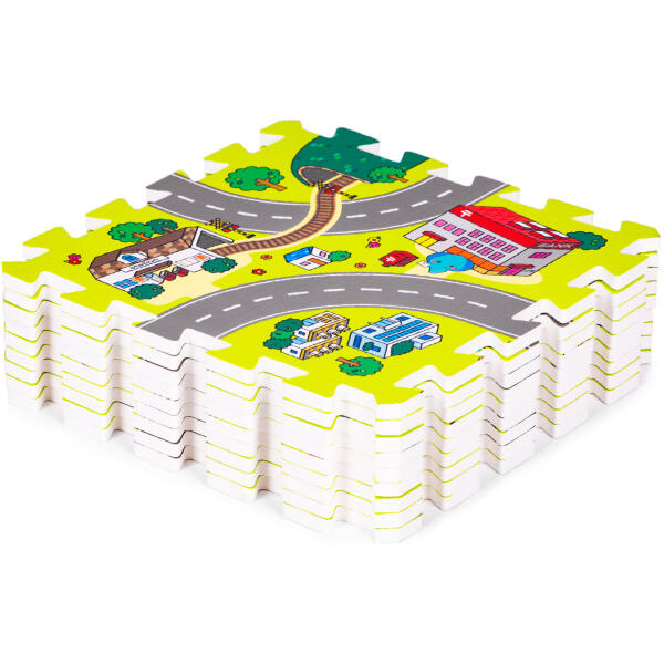 Skummatte for barn by 9 elementer 90,5x90,5cm IPLAY - Bilde 5