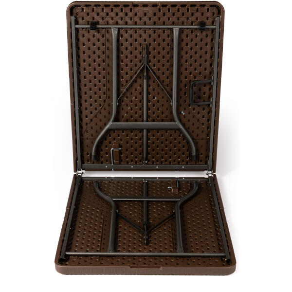 Sammenleggbart hagebord fest cateringbord 180x75 cm ModernHome Brun - Bilde 4