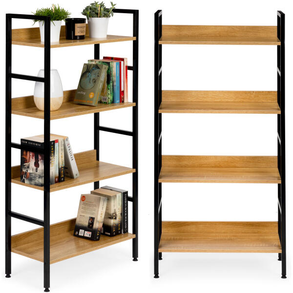 Industriell trehylle bokhylle skap loft ModernHome