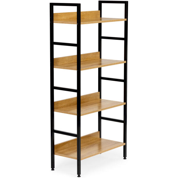 Industriell trehylle bokhylle skap loft ModernHome - Bilde 2