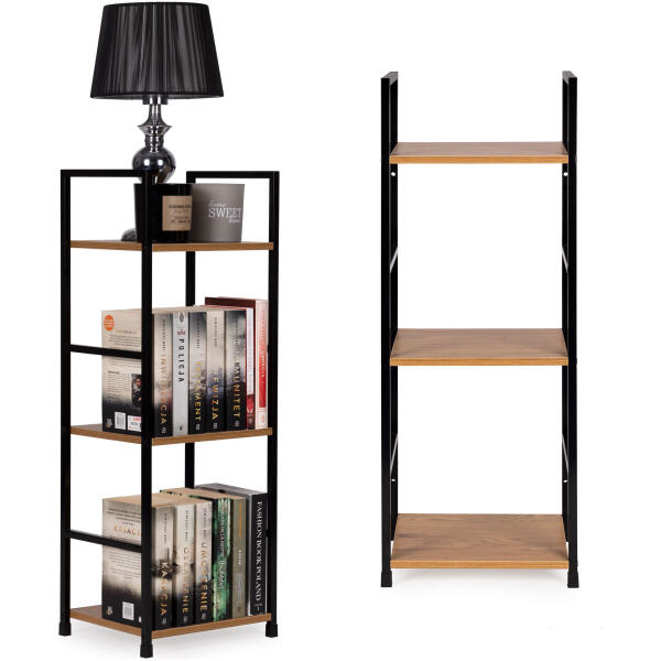 Moderne trehylle trehylle metallramme LOFT ModernHome