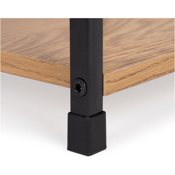 Moderne trehylle i tre med metallramme LOFT 5 hyller ModernHome - Bilde 5