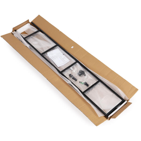 Moderne trehylle i tre med metallramme LOFT 5 hyller ModernHome - Bilde 8