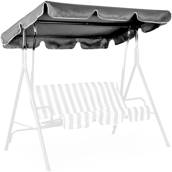 Tak til huske 200x120 cm vanntett trekk MultiGarden Grå - Bilde 3