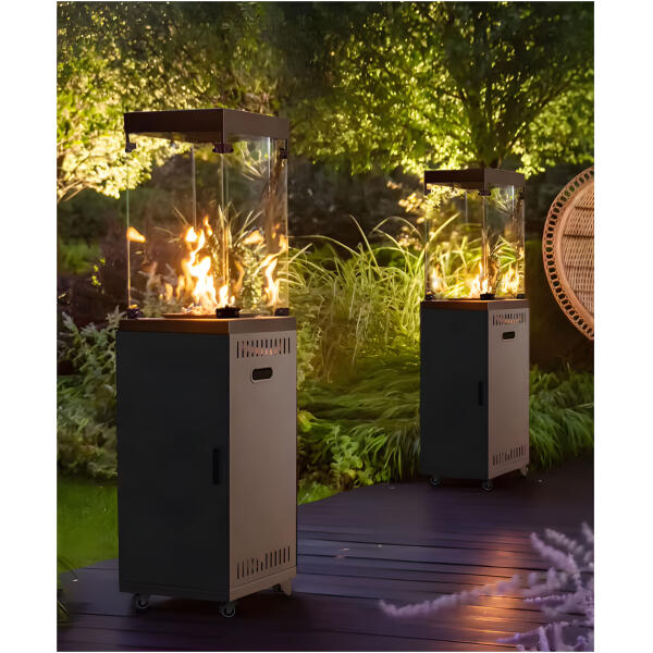 Gassvarmer terrassevarmer 13 kW glass for hage uteplass regulator vulkanske steiner trekk MultiGarden - Bilde 3