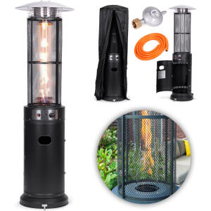 Gass terrassevarmer 13 kW glass til hage patio regulator slange trekk MultiGarden