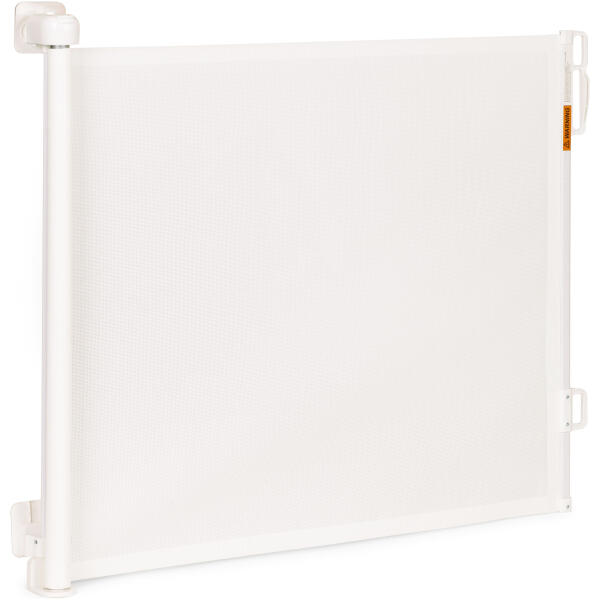 Grindgjerde rullegardin 180 cm sikkerhetsbarriere for trapper og dører ECOTOYS Beige - Bilde 4