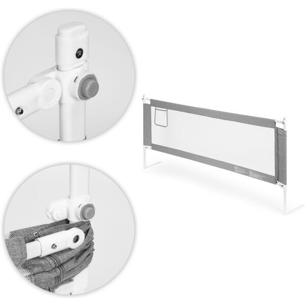 Sengesperre for seng 180 cm beskyttelse for barn ECOTOYS - Bilde 6