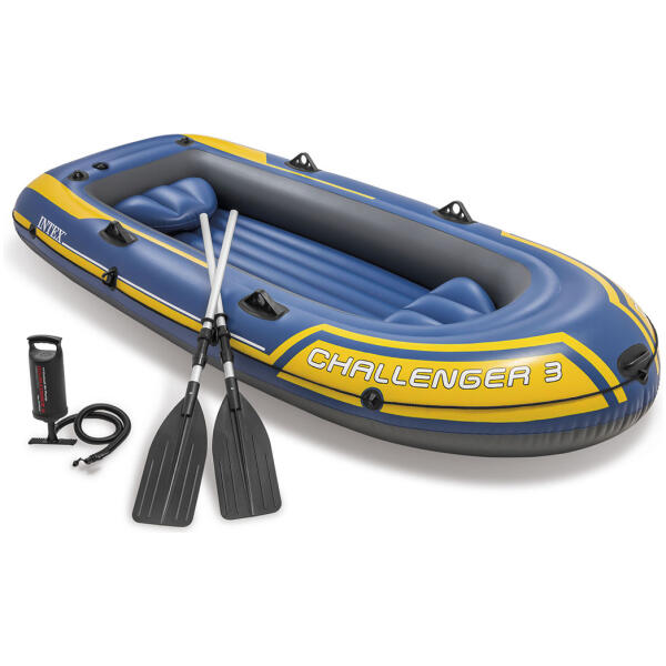 Oppblåsbar båt Challenger 3 Intex 68370 med pumpe og 2 årer