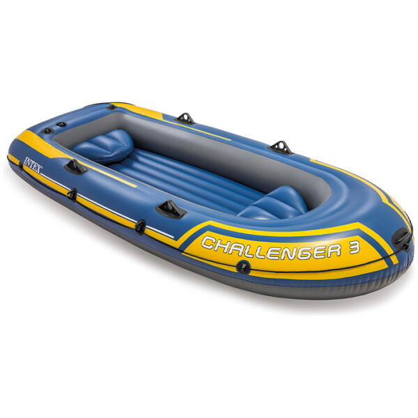 Oppblåsbar båt Challenger 3 Intex 68370 med pumpe og 2 årer - Bilde 4