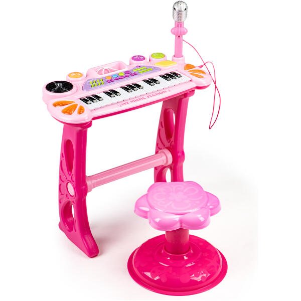 Keyboard piano med mikrofon mp3 Rosa - Bilde 2