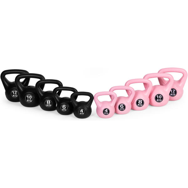 Kettlebell 4 kg for trening hantel kule vekter belastning vekt fitness ModernHome - Bilde 10