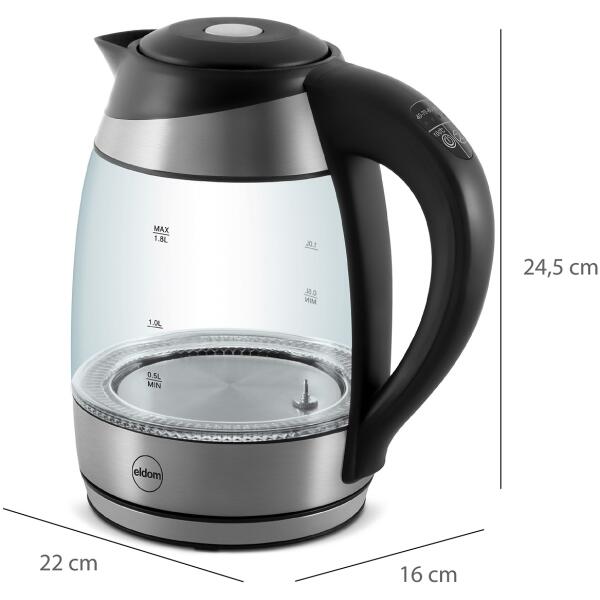 Vannkoker ELDOM C520 med temperaturregulering 1.8 L - Bilde 6