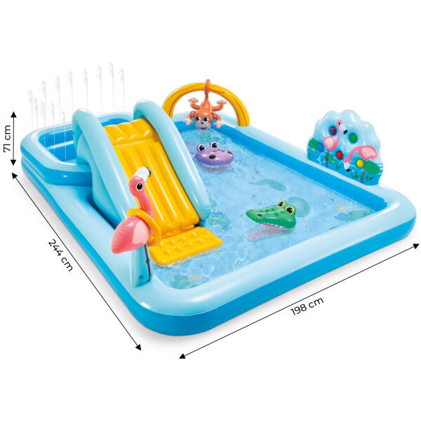 Bassenget vann lekeplass barnebasseng sklie INTEX 57161 - Bilde 5