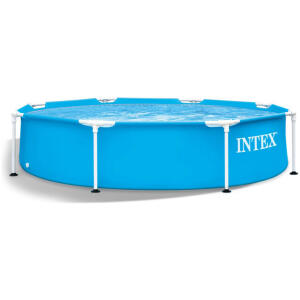 Rundt hagebasseng med ramme 244x51 Metal Frame INTEX 28205