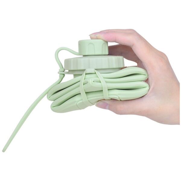 Liten sammenleggbar silikon vannflaske 600 ml BD11SZ Blå - Bilde 3