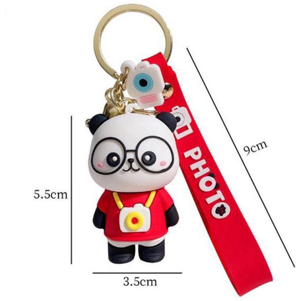 Nøkkelring Panda BRL216 Svart - Bilde 3