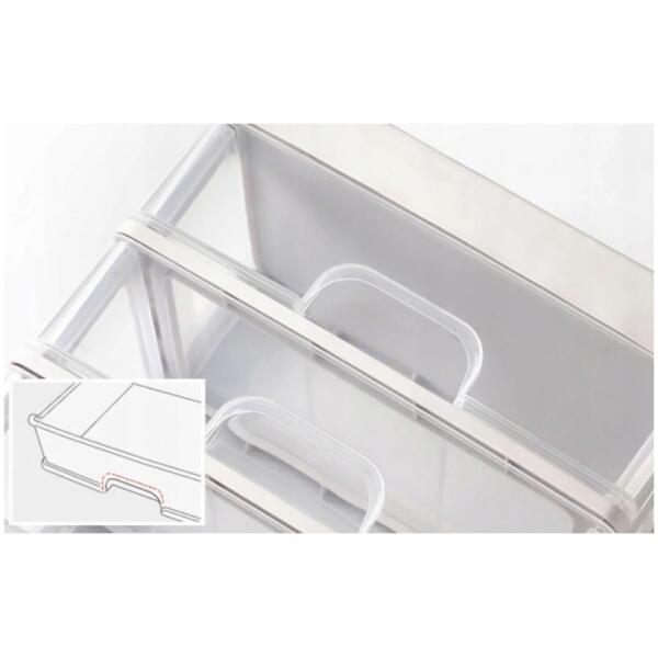 Organizer med skuffe smykkeskrin for kosmetikk 26.8x23.3x17cm CB14 - Bilde 4