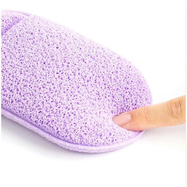 Ansiktssvamp for våtrengjøring skånsom peeling 6,5x11 cm 2 stk GB09 - Bilde 5