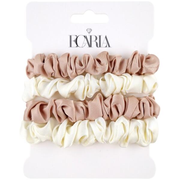 Sett med 4 hårstrikk på PIN UP GUM155 kort Rosa