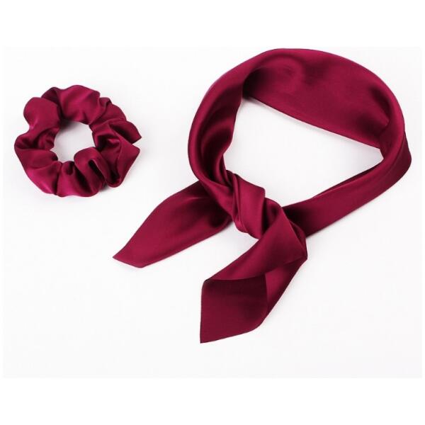 Hårstrikk skjerf lang Pin Up Gum5F Magenta - Bilde 4