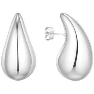 Øredobber i edelstål gullbelagt studs 3,1 cm KST3222 Gull