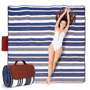 Strandmatte piknikteppe sandbestandig 150x200 cm vanntett XXL MATA05