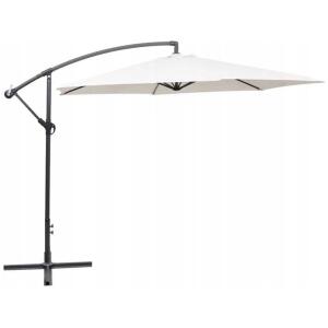 Hageparasol med arm OGP03 Hvit