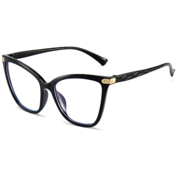 Solbriller nullstyrke CAT EYE OK274 Svart - Bilde 2