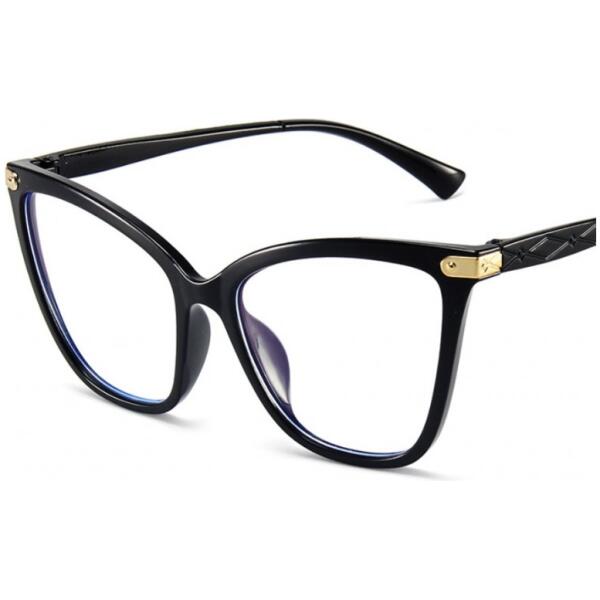 Solbriller nullstyrke CAT EYE OK274 Svart