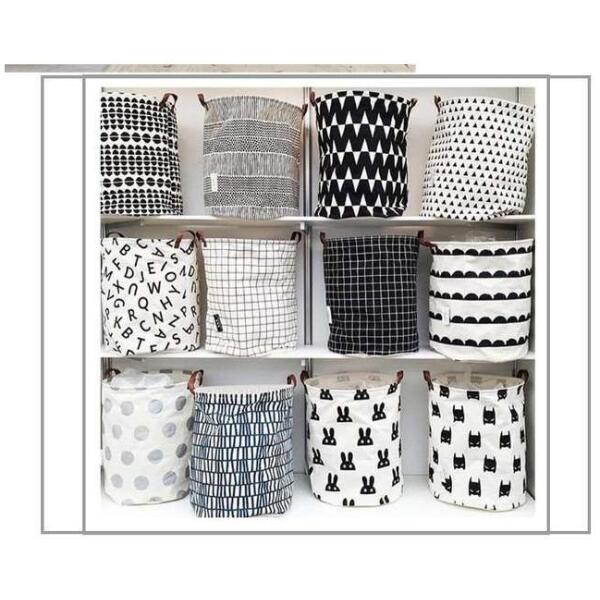 Beholder kurv pose til leker eller vask 40x50 cm OR2WZ110 - Bilde 4