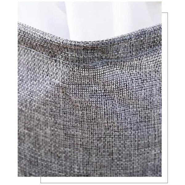Leketøyskurv klessekk med snøring 50x40x50 cm OR52WZ6 Hvit - Bilde 5