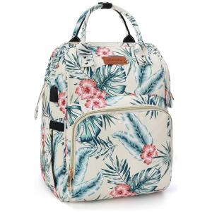 Veske organizer til barnevogn ryggsekk for mamma 42x26x19 cm PL152 Krem