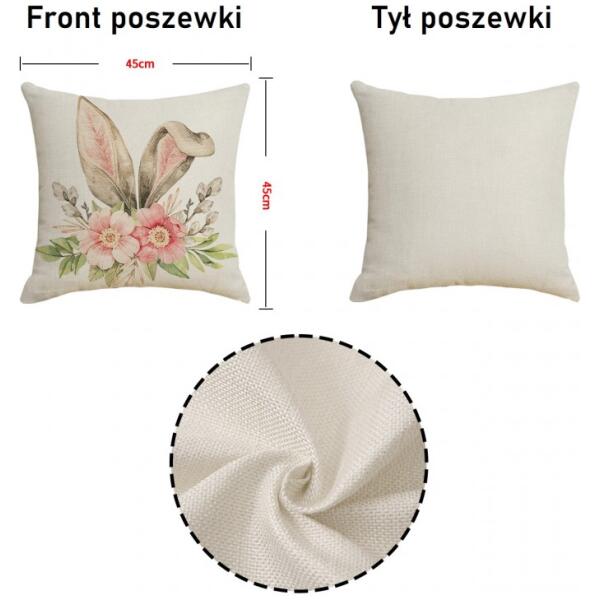 Putevar 45x45 cm vårmotiv Boho POD129 - Bilde 4
