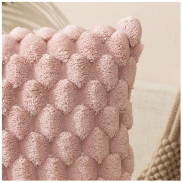 Putetrekk 45x45 cm fluffy GEOMETRISK 3D POD152 - Bilde 4