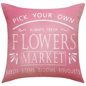 Putetrekk 45 x 45 cm FLOWERS MARKET POD159