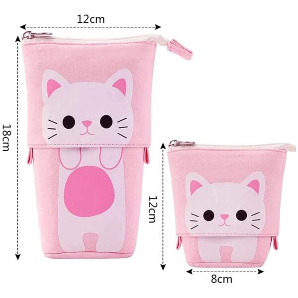 Sammenleggbar pennal PR07R Rosa - Bilde 5