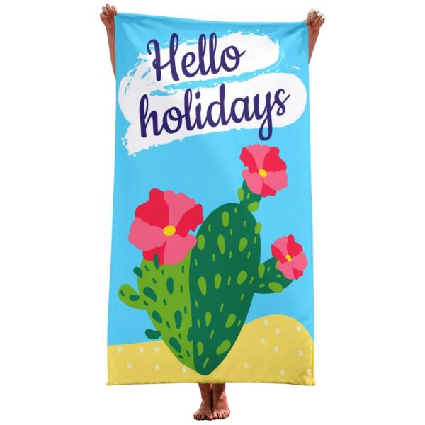 Strandhåndkle hello holidays 150x70 cm REC54WZ2 - Bilde 3